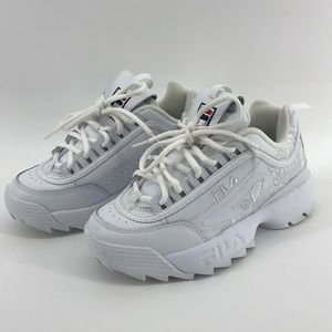 Fila Floral Embroider White Disruptors